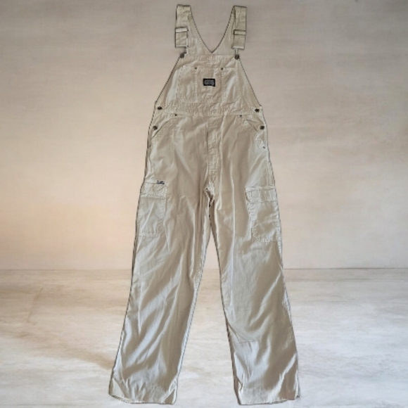 Vintage 90s IKEDA Cotton Utility Overalls - M - Picture 1 of 15